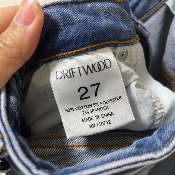 Driftwood High Rise Jackie Side Stripe Jeans sz 27 - Picture 5 of 15